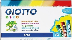 Giotto Olio Silindir 12'li Yağlı Pastel Boya
