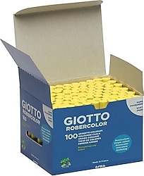 Giotto Robercolor Tozsuz 100'lü Sarı Tebeşir