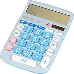 Gıpta F3046 Mavi 12 Haneli Masaüstü Hesap Makinesi