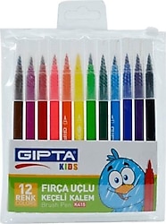 Gıpta K4151 12'li Fırça Uçlu Keçeli Kalem Seti