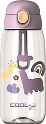 Gıpta K7551 Cool-J Medium Lila 600 ml Kilitli Pipetli Matara