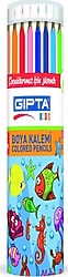 Gıpta 12 Renk Metal Tüp Kuru Boya