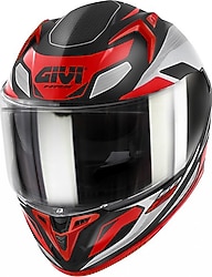 Givi 50.8 Brave Full Face Siyah Kırmızı Kask