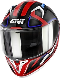 Givi 50.8 Racer Full Face Beyaz Kırmızı Kask
