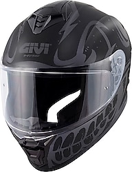 Givi 50.X Bones Mat Siyah Gri Full Face Motor Kaskı