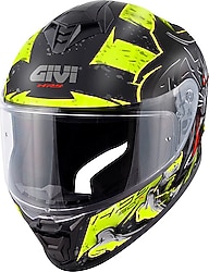 Givi 50.X Wild Neon Sarı Full Face Motor Kaskı