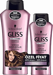 Gliss Serum Deep Repair Şampuan 650 ml + 400 ml