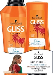 Gliss Sun Protect 360 ml + Saç Kremi 360 ml Şampuan Seti