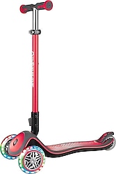 Globber Elite Deluxe Işıklı Kırmızı 3 Tekerlekli Çocuk Scooter