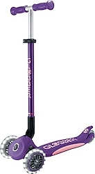 Globber Elite Deluxe Işıklı Mor 3 Tekerlekli Çocuk Scooter