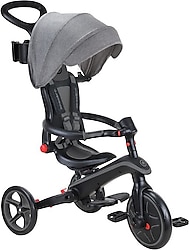 Globber Explorer 4 in 1 Siyah-Gri Katlanabilir Bebek Bisikleti