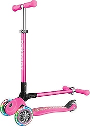 Globber Primo Işıklı Pembe 3 Tekerlekli Çocuk Scooter