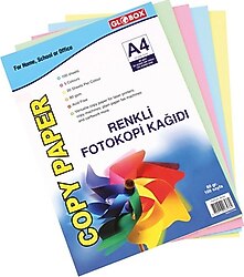 Globox A4 80 gr 2400 Yaprak 24'lü Paket Renkli Fotokopi Kağıdı