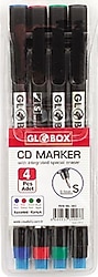 Globox S Seri 4 Renk Permanent Asetat Kalemi