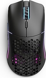 Glorious Model O- Minus GLO-MS-OMW-MB Mat Siyah RGB Şarjlı Optik Kablosuz Oyuncu Mouse