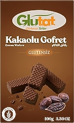 Glutat Glutensiz Kakaolu Gofret 100 gr
