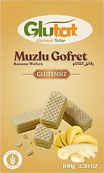 Glutat Glutensiz Muzlu Gofret 100 gr