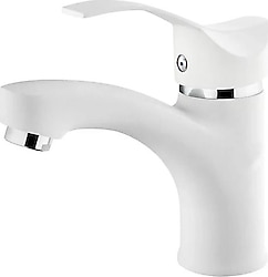 Gms Akdeniz AKD400K Beyaz Krom Lavabo Bataryası