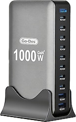 Go-Des GD-B961 1000 W Hızlı Şarj Adaptörü