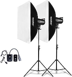 Godox SK400II 2'li Paraflaş Seti
