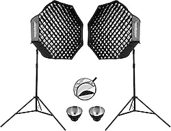 Godox SL60II D 60 W LED Video Işığı 2'li Kit
