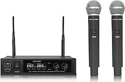 Gold Audio U-626EE UHF Telsiz Çift El Mikrofonu