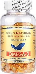 Gold Natural Omega 3 1000 mg 200 Softgel
