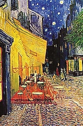 Gold Puzzle Gece Cafe Teras 1000 Parça Puzzle