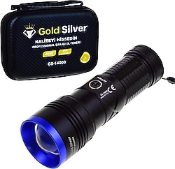 Gold Silver GS-14000 4000 Lümen LED Şarjlı El Feneri