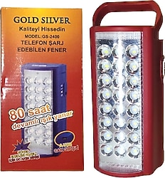 Gold Silver GS-2400 24 LED Işıldak