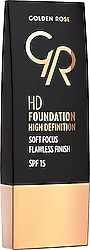 Golden Rose HD High Definition SPF 15 102 Ivory 30 ml Likit Fondöten