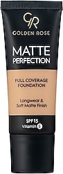 Golden Rose Matte Perfection SPF 15 Natural 07 35 ml Likit Fondöten