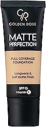 Golden Rose Matte Perfection SPF 15 Natural 03 35 ml Likit Fondöten