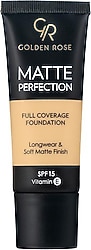 Golden Rose Matte Perfection SPF 15 Warm 02 35 ml Likit Fondöten