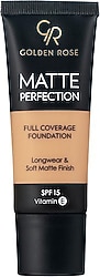 Golden Rose Matte Perfection SPF 15 Warm 06 35 ml Likit Fondöten