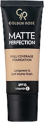 Golden Rose Matte Perfection SPF 15 35 ml Likit Fondöten