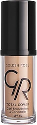 Golden Rose Total Cover 2 in 1 SPF 15 07 Natural 30 ml Fondöten & Kapatıcı
