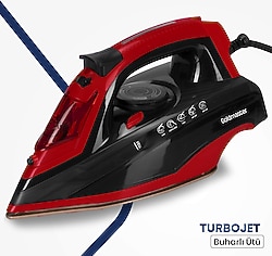Goldmaster GM-7633K Turbojet Kırmızı 2400 W Buharlı Ütü