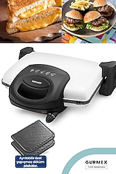 Goldmaster Lezzito Beyaz 1750 W Izgara ve Tost Makinesi
