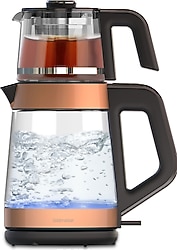 Goldmaster Yenidem GM-8325 Rose Gold 1900 W Cam Çay Makinesi