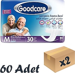 Goodcare Belbantlı Orta Boy M 30'lu 2 Adet Hasta Bezi