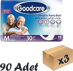 Goodcare Belbantlı Orta Boy M 30'lu 3 Adet Hasta Bezi
