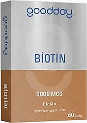 Goodday Biotin 5000 mcg 60 Tablet