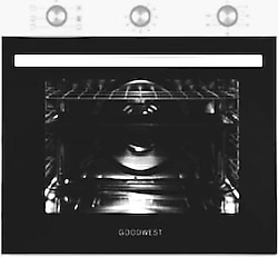 Goodwest Gw1814 Beyaz Cam Ankastre Fırın