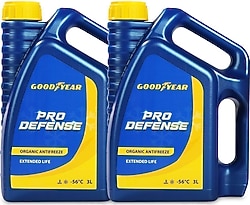 Goodyear Pro Defense -56 Derece 3 lt 2'li Kırmızı Organik Antifriz