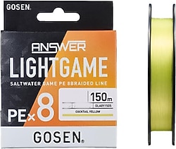 Gosen Answer Light Game 8X 150 m 0.10 mm 3.8 kg İp Misina