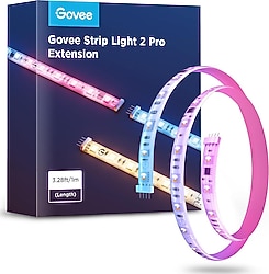 Govee Strip Light 2 Pro Extension RGBIC H61A1 1 m Şerit LED Uzatma Kiti