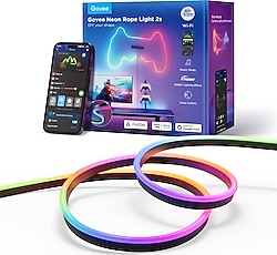 Govee Neon Rope Light 2S RGBIC H61D4 4 m Neon Şerit LED