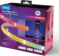 Govee Strip Light S RGBICW H612C 10 m Şerit LED