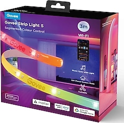 Govee Strip Light S RGBICW H612F 3 m Şerit LED